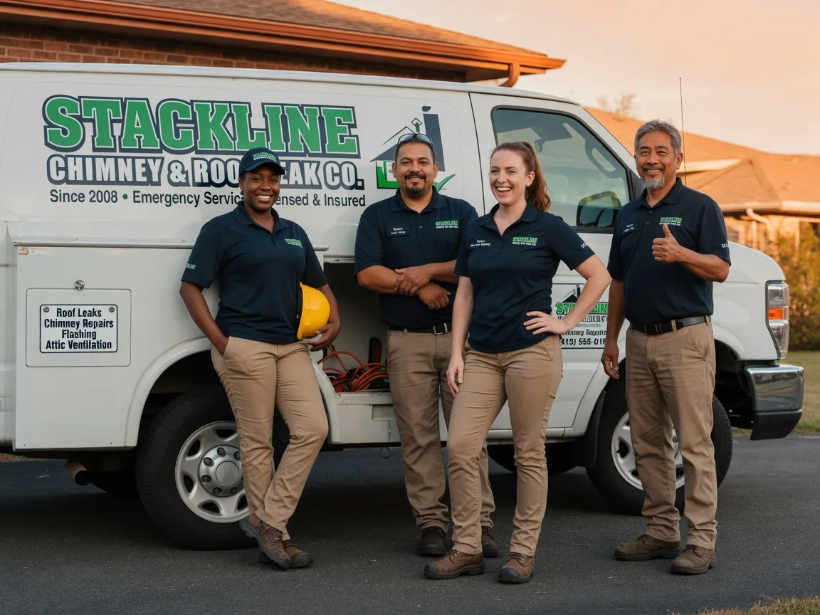 Chimney flashing repair company in Linn, KS